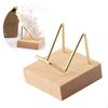 Display Stands, Square , Metal Arm for Gemstone Collectibles Crystals Support Holder