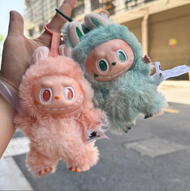 Taschen & Geldbörsen / Münzbörsen & Schlüsselanhänger / Schlüsselanhänger Neue Labbubu 3. Generation Plüschtier Puppe Deko Geschenk mit Blind Box