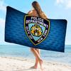 N-New York City Police Department NYPD Microfiber Beach Towel Absorbent Quick dry Soft Swimming Resort Mountain Climbing Towel