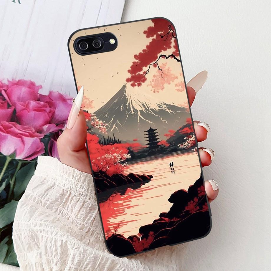 Dragon Koi Fish Landscape Phone Case For ASUS ZC554KL ZC553KL ZE553KL ZE554KL Back Cover Soft TPU Cartoon Bumper ZENFONE 4 MAX