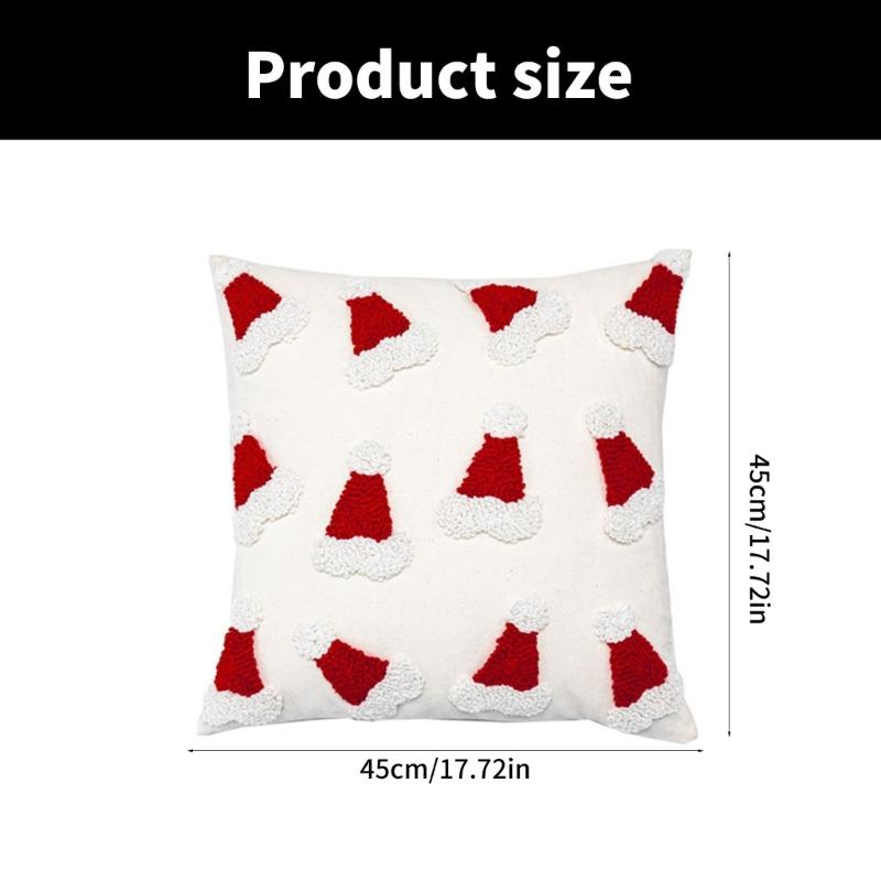 Comfortable Christmas Throw Pillow Covers Festival Cushions Case for Sofa and Bed Decoration Home Decorations 45x45cm