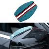 2Pcs Car Rear View Mirror Sticker Rain Eyebrow PVC Rear View Mirror Rain Visor Universal Rain Shield Shade Cover Protector