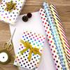 Multipurpose Vibranting Birthday Party Wrapping Paper Set Unique Designs Small Rolls for Presents Craft Supplies