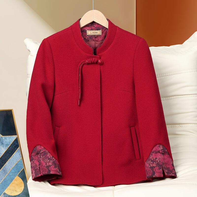 

Праздничное пальто в китайском стиле для пожилых женщин на осень-зиму 2XL (110-125 catties)