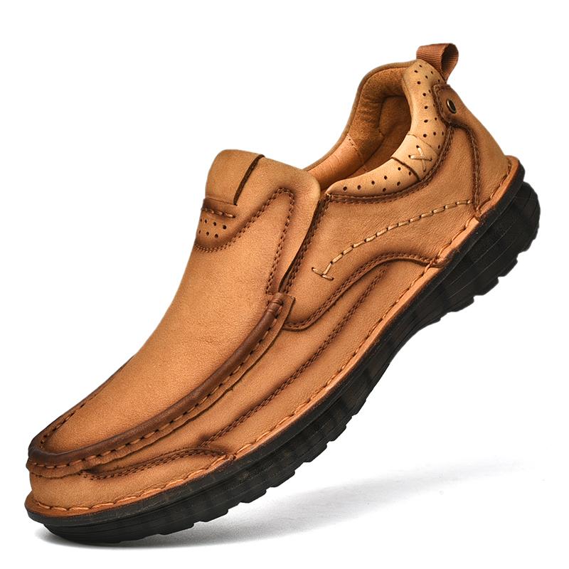 

Мужская обувь из натуральной кожи на шнуровке Мужская повседневная обувь из коровьей кожи Официальные туфли для прогулок на открытом воздухе Обувь больших размеров 12