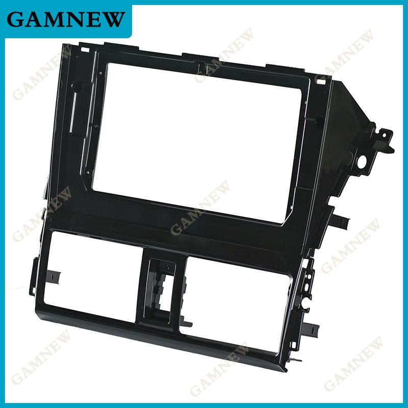 9 10 Inch Car Audio Radio Plate Fascia Frame For Toyota Yaris Vios 2013-2016 Big Screen 2Din DVD Player Panel Dash Mount Kit