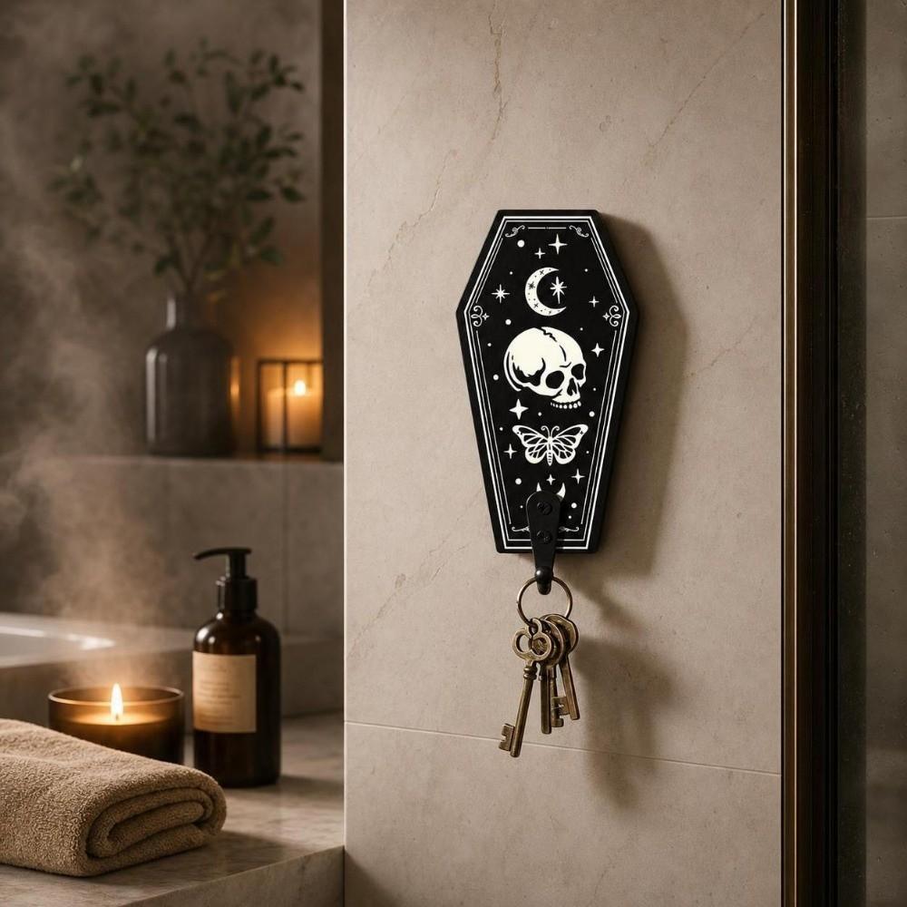 Flower Halloween Skeleton Hook Star Moon Wall Hanging Hooks Wall Mounted Hook Home Organization