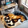 Custom Name Horse Printed Carpet,Rug for Office Chair Living Room Bedroom Kitchen Room Decor Gifts.