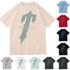 Men'S T-Shirt Short Sleeve Printed Summer Round Neck Top Trend Casual Sweatshirt