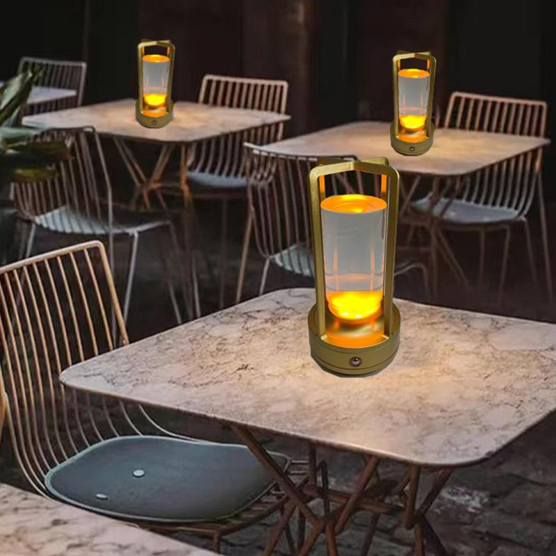 New Desk lamp 3 Color Temperature led Eye Protection Table Lamp Touch Control Rechargeable Batter For Dining Room/Living Room