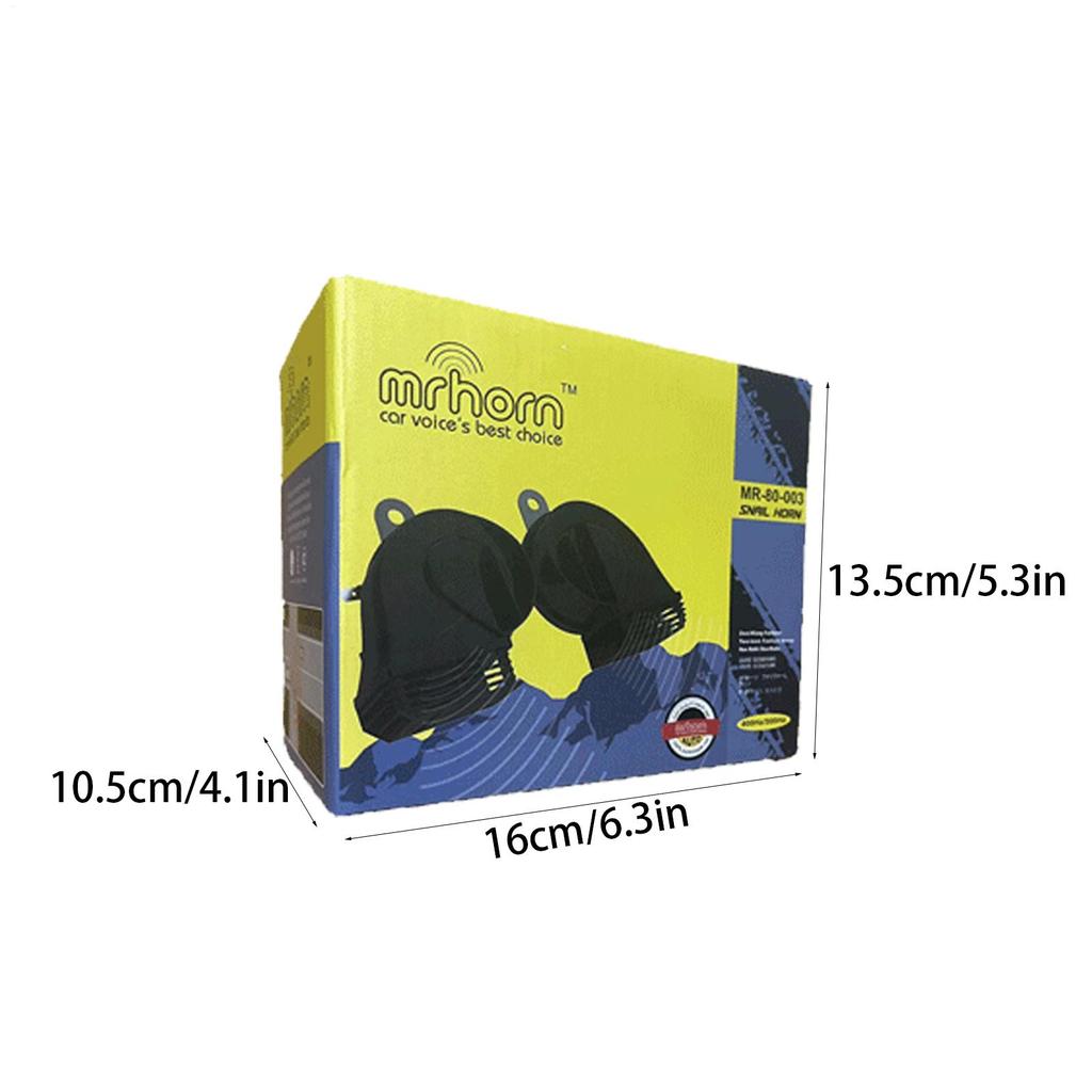Claxoane Auto 12V Puternice 2 Bucăți Accesorii Impermeabile 12V Auto Claxon Melc Pentru Mașină Camion Motocicletă Vehicul Barcă Automobil