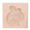 Natural Beech Wood Cookie Cutter Smooth Surface Biscuit Mould Baking Stamp  Christmas Baking