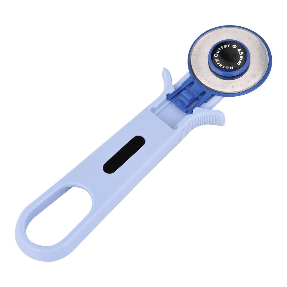 Roller Round Rotary Cutter Knife Cloth Tool Craft Tools Sewing Accessories Blue 45mm