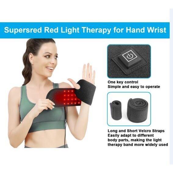 

1280 светодиодов Коврик для светотерапии красным светом для всего тела Облегчение боли Физиотерапевтические устройства Профессиональные коврики с красным светом и ближним инфракрасным светом for wrist