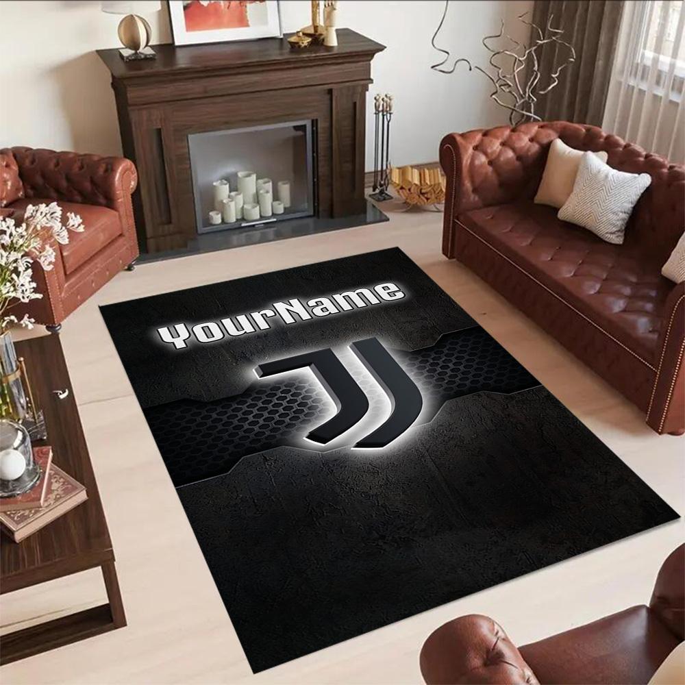 Juventus Customize Your Name Carpet Design for Kitchen Hallway Dormitory Playrooms Antislip Carpet Anime Office Decor