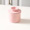300Ml Ceramic Butter Cup Water Seal Creative Western Cheese Seal Jar Lid Classic Design Kitchen Camping Food