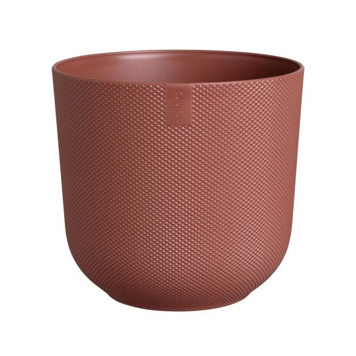 ELHO Pot De Fleurs Jazz Rond - Rouge - Ø 29.5 X H 27 Cm - Intérieur - 100% Recyclé