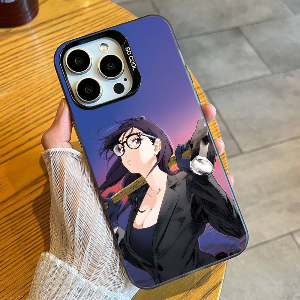 

Summer Time R-Render-ing Anime Time Loop Phone Case For iPhone 16 17 15 14 12 13 Pro Max Black Candy Matte Shockproof Cover iPhone16