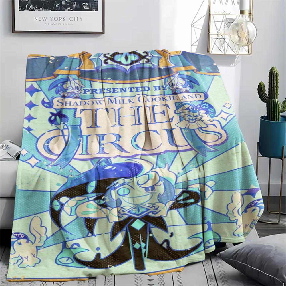 Cookie Run Kingdom Print Flannel Blanket, High Quality Comfortable for All Seasons, Home Decor, Warmth and Comfort, Perfect for Christmas Gifts17