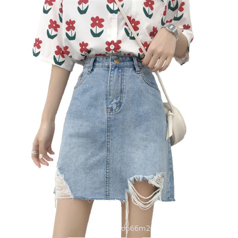 

Women s High Waist Denim Midi Skirt - Summer 2025 Bodycon Slimming Design One Size