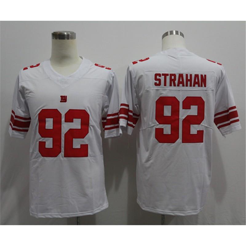 NFL New York Giants Custom Jersey Barkley 26 Jones 8 Manning 10 Mens Football Uniform Fans Sports Enthusiasts