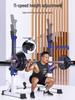Men's Professional Home Gym: Bench Press, Squat Rack, Barbell, Dumbbell, Weightlifting Bench Equipment