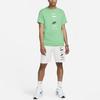 Nike Alphabet Logo Print Pullover Crew Neck T-Shirt Men Tops Green DZ2876-363