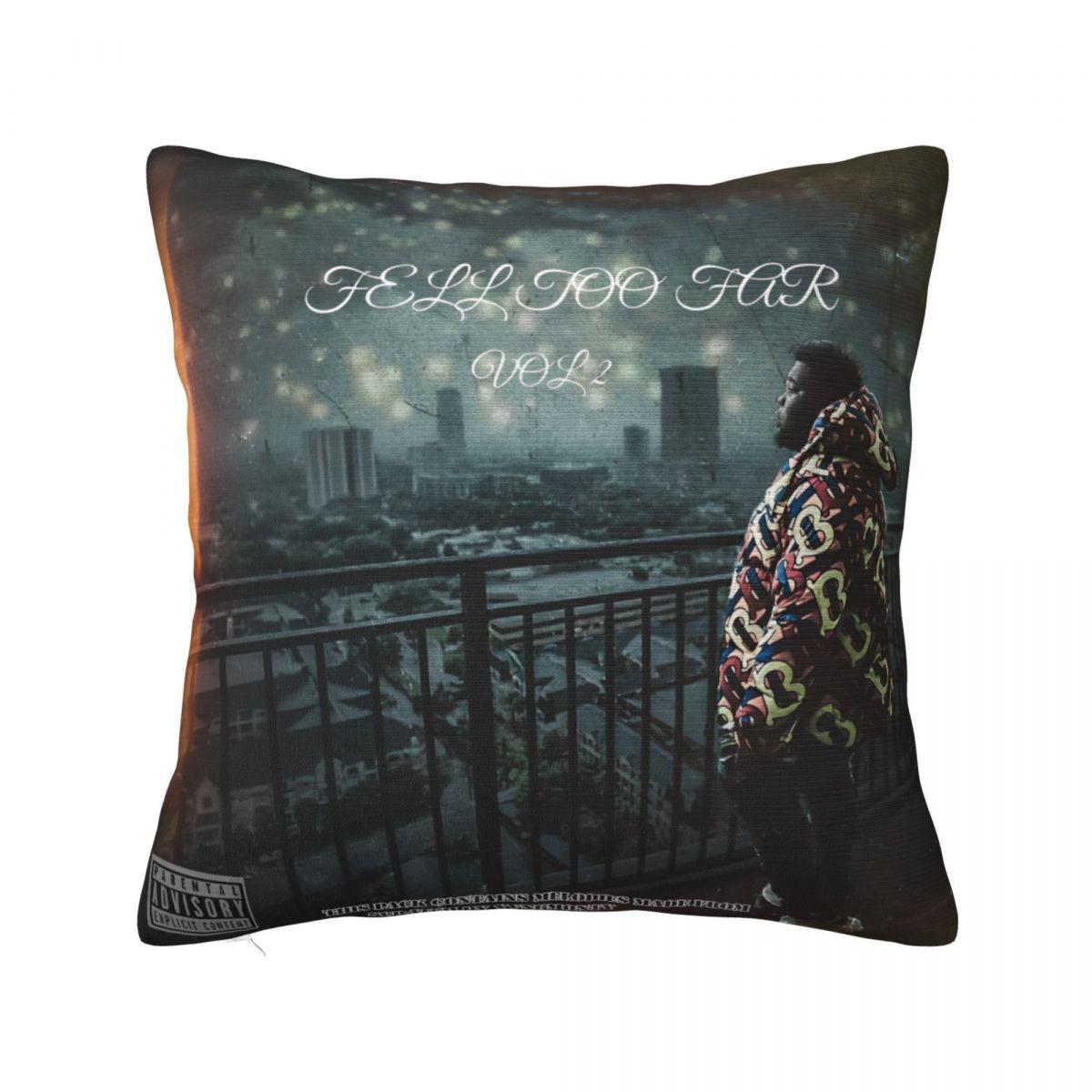 Rapper Rod Wave Pillowcase Polyester Cushion Cover Gift Pop Singer Music Pillow Case Cover Home Zipper 45X45cm 30cm x 30cm