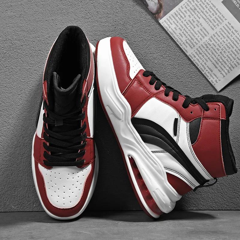 

Fashion New Exquisite Men s Sneakers Tall Thick soled Casual Shoes Outdoor Soft soled Durable Sports Running Shoes Zapatos Para Hombres 46