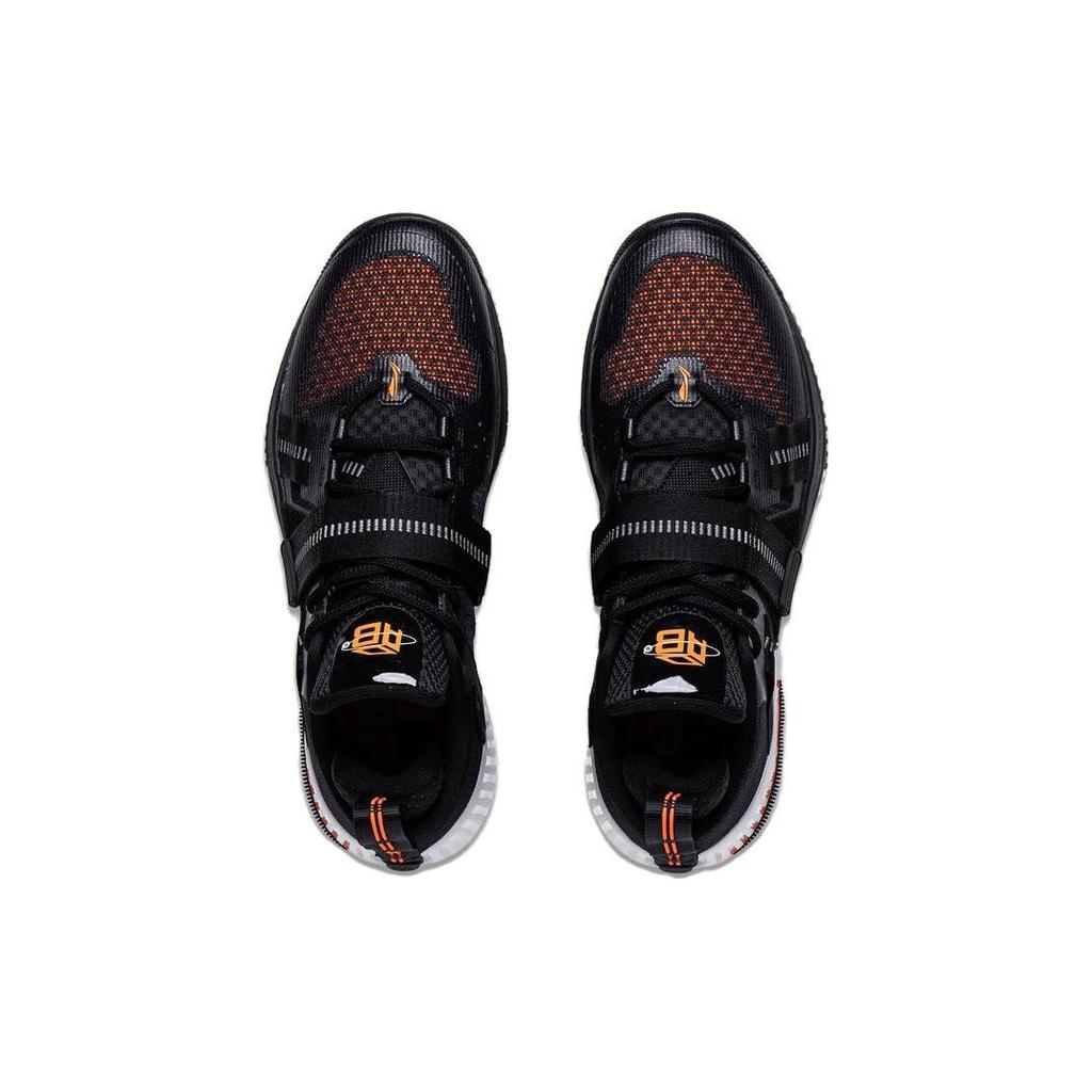 Li Ning Fury Comfortable Slip Resistant Abrasion Resistant Low top Basketball Shoes Men's Black ABFT019-7