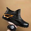 Rain Boots for Men Rainproof and Waterproof Shoes Short Non-slip Casual Fishing Rubber Boots Work Rubber Shoes Motorcycle Boots