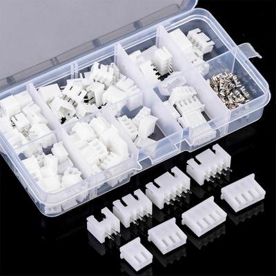 250 PCS 2.54mm Pitch Crimp Pin Connector Header Jumper Wire Terminal Housing Kit