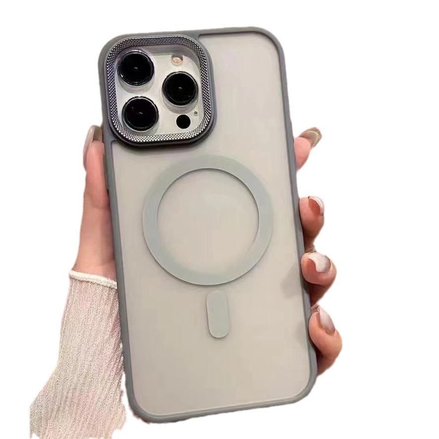 Toepasbaar op Apple 15promax Mobiele Telefoonhoes IPhone 14 Huidachtig 13 Magnetische Beschermhoes