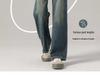 Women's High-Waisted Retro Straight-Leg Jeans - Spring 2025 Slimming and Loose Fit