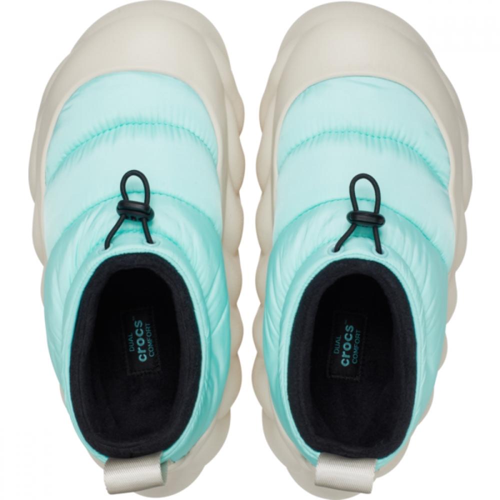 Crocs Overpuff Shorty Aqua Marine Multi 210668 4pe