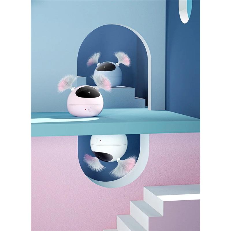 Electric Cat Toy Infrared  Light Pen Teasing Cat Stick Feather Automatic Cat Toy Self-hi Artifact Interactive Educational