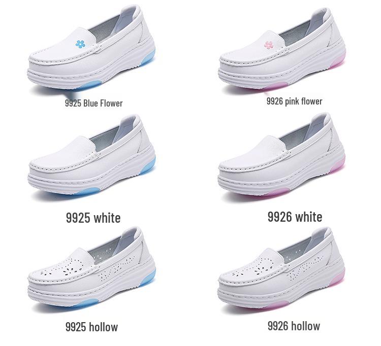 Women's Summer Breathable Non-Slip Soft Sole Nurse Shoes, Comfortable for Medical Staff & Beauty Therapists