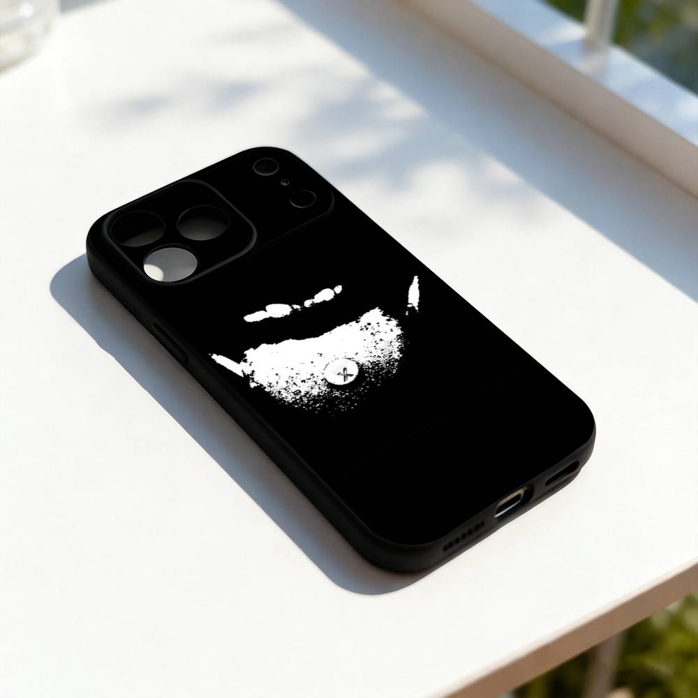 

Чехол для телефона Singer K-Ken C-Carson Cool для iPhone 17,16,15,14,13,12,11,Pro,Max,Plus,E,SE4,Air,Mini Черный Точное совпадение отверстий iPhone14