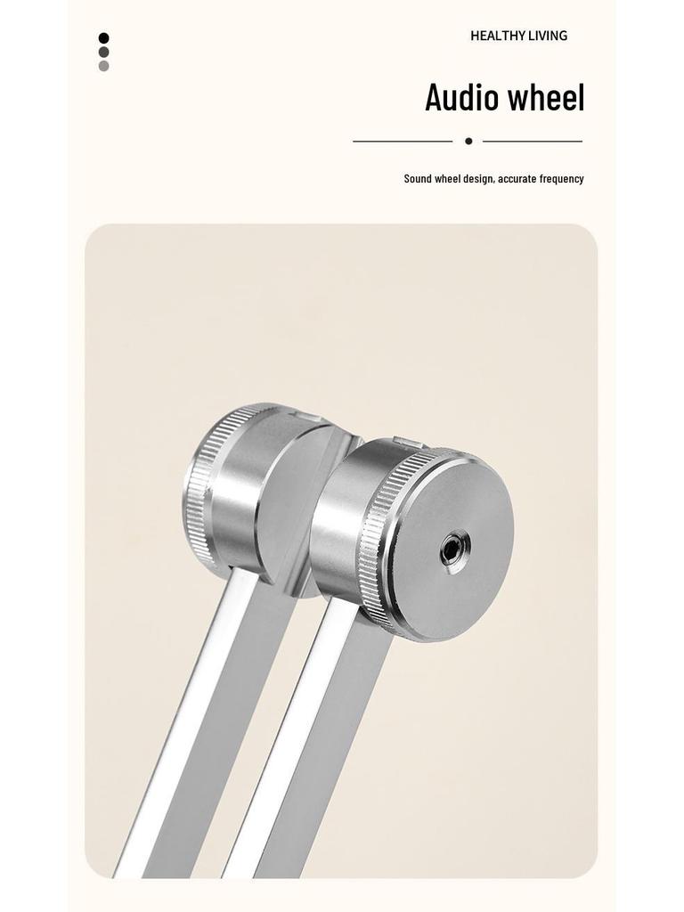 Aluminum Alloy Yoga Sleep Aid Tuning Fork Set with Leather Case