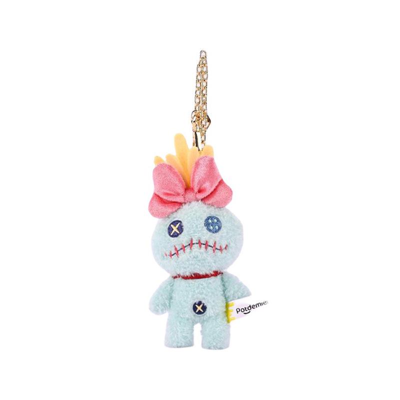 Disney Licensed Lilo & Stitch: Angel & Stitch Plush Keychain Series