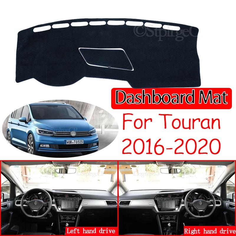 Anti-Slip Mat Dashboard Cover Pad Sunshade Dashmat Protect Car Accessories for Volkswagen VW Touran MK2 2016 2017 2018 2019 2020