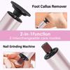 Electric Foot Grinder Callus Remover for Feet Foot Exfoliation Sander Electric Foot File Pedicure Machine Foot Dead Skin Remover