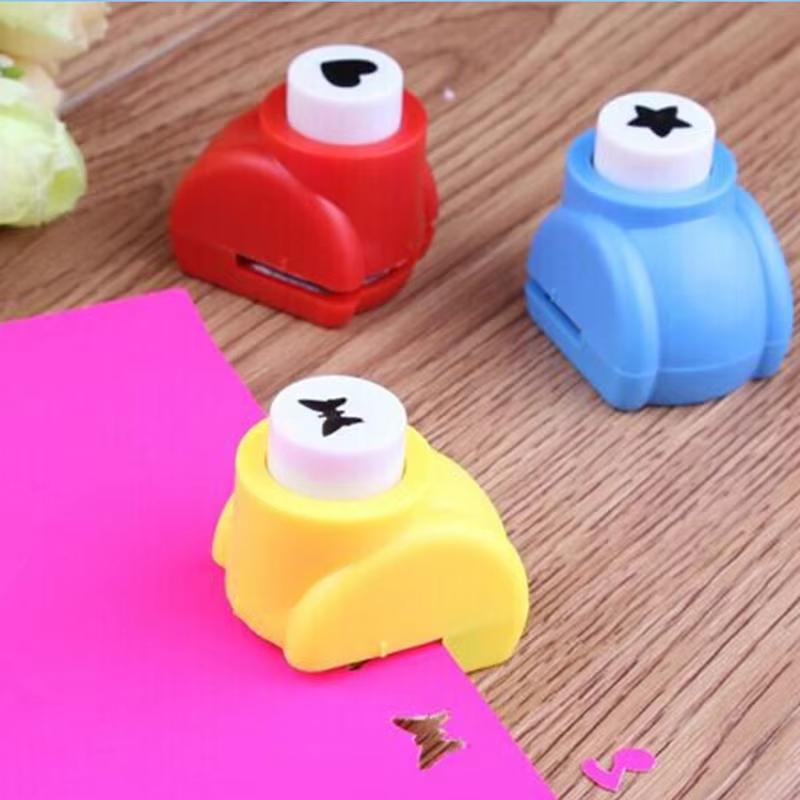 1/6Pcs Mini Scrapbook Punches Handmade Embossing Punch Set Hole Puncher for Cutting Paper DIY Card Craft Calico Printing Tools