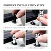 Sgjkp3 Car Door Lock Pin Lift Buttom Locking Pins Universal Security For Volvo AWD XC60 S40 XC40 XC90 C30 C70 S60 S80 S90 T6 V40 V50