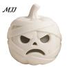 Halloween Mummy Pumpkin Ornaments 3D Printed Skull Figurine for Decorations, Collectible Figures with Funny Expressions Home Office Desk Ornament,