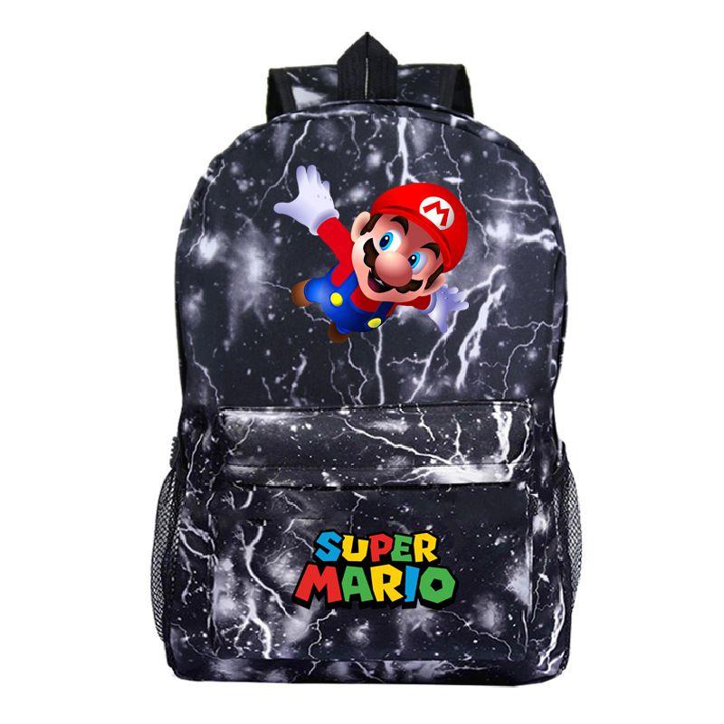 Super Mario Rucksack für Kinder Große Kapazität Schultasche Aus Strapazierfähigem Material