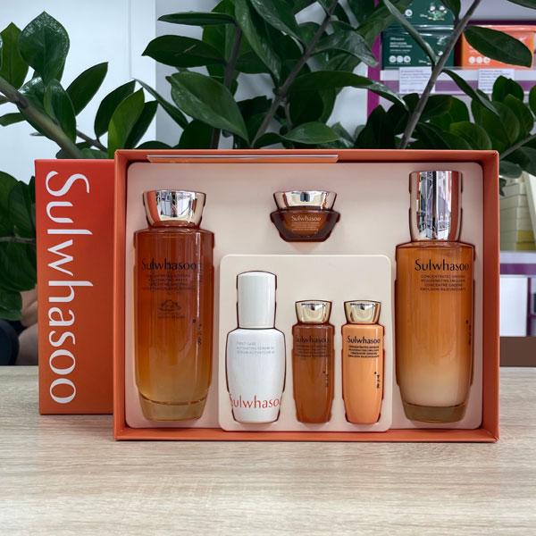 Sulwhasoo Concentrated Ginseng Rejuvenating Set 6 Items/ Firming, Anti-Aging, Moisturizing, Korean Cosmetics, Kbeauty