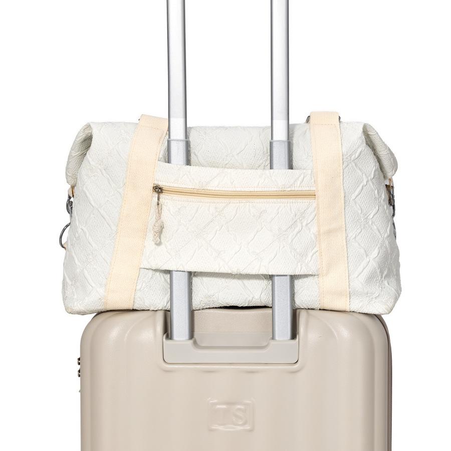 Travel Bag, Foreign Style, Exquisite and Simple Texture, Fitness Bag, Light Storage Bag, Shoulder Large Capacity Commuter Tote Bag