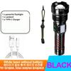 Portable Powerful LED Flashlight COB Side Lamp Long-range Aluminum Alloy Torch Type-C Rechargeable For Outdoor Hiking Fishing