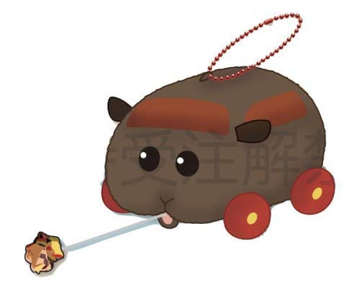 

Eiko PUI PUI Molcar Buruburuzu Плюшевый талисман Тедди